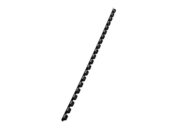 Leitz ComBIND - 6 mm - 32 cm - 21 ringer - A4 (210 x 297 mm) - 25 ark - svart - 100 stk plastbindekam