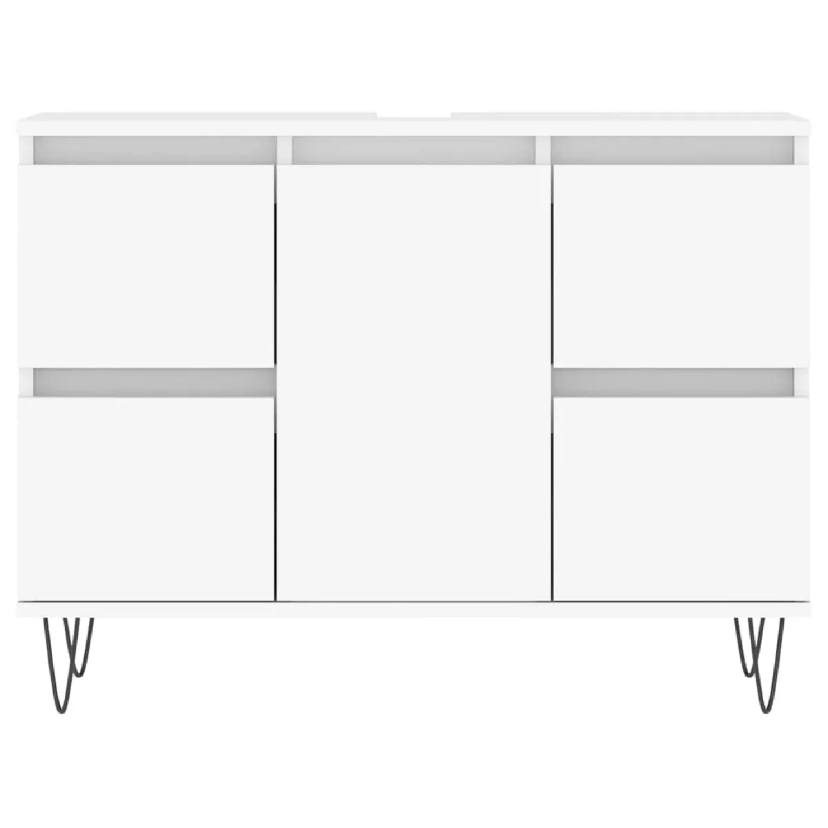 vidaXL Blanc 80x33x60 cm