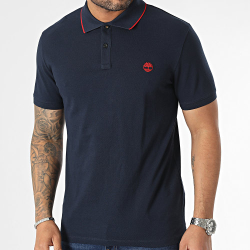 Polo A Manches Courtes Millers River A26NF Bleu Marine