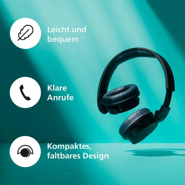 Philips wireless Kopfhörer »TAH 3209« A2DP Bluetooth | AVRCP Bluetooth | Bluetooth | HFP Freisprechfunktion | Geräuschisolierung | Multi-Point-Verbindung | Sprachsteuerung | kompatibel mit Siri