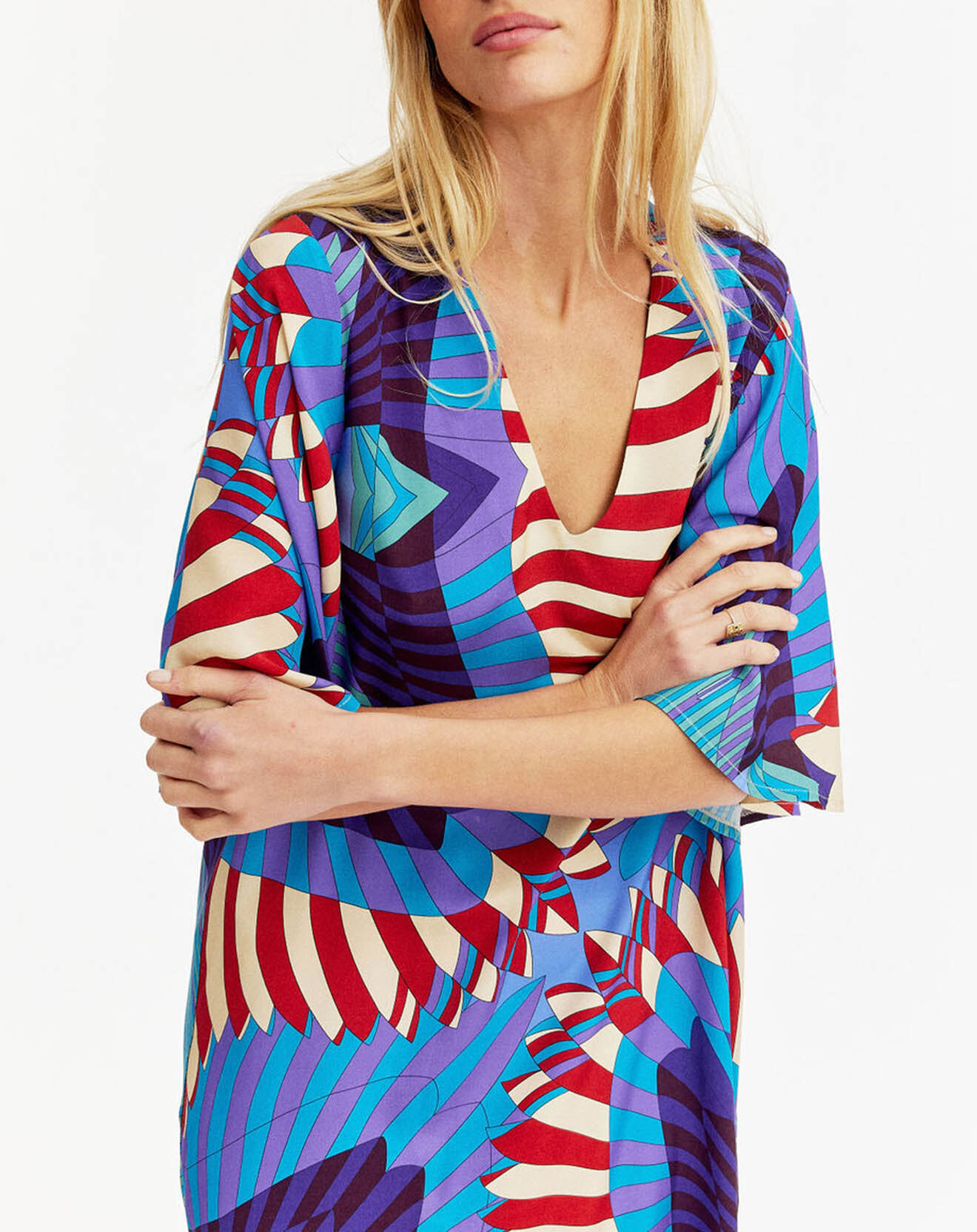 Lauren Vidal Robe Luna multicolore