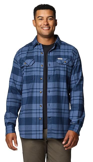 COLUMBIA - CHEMISE FLARE GUN STRETCH FLANNEL M