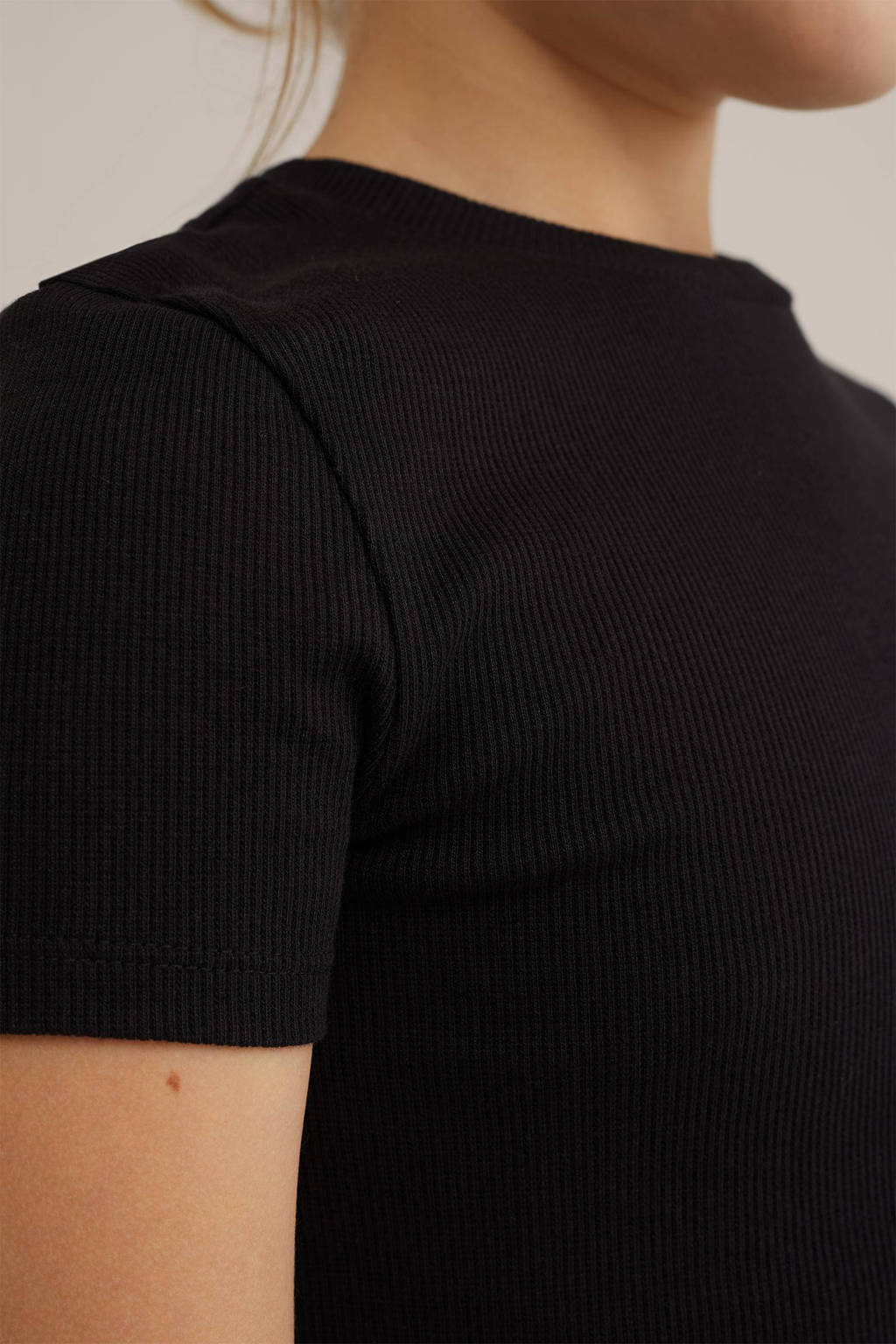 WE Fashion T-shirt zwart