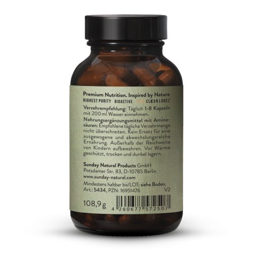 Sunday Natural Products  Amino+ Veganlife