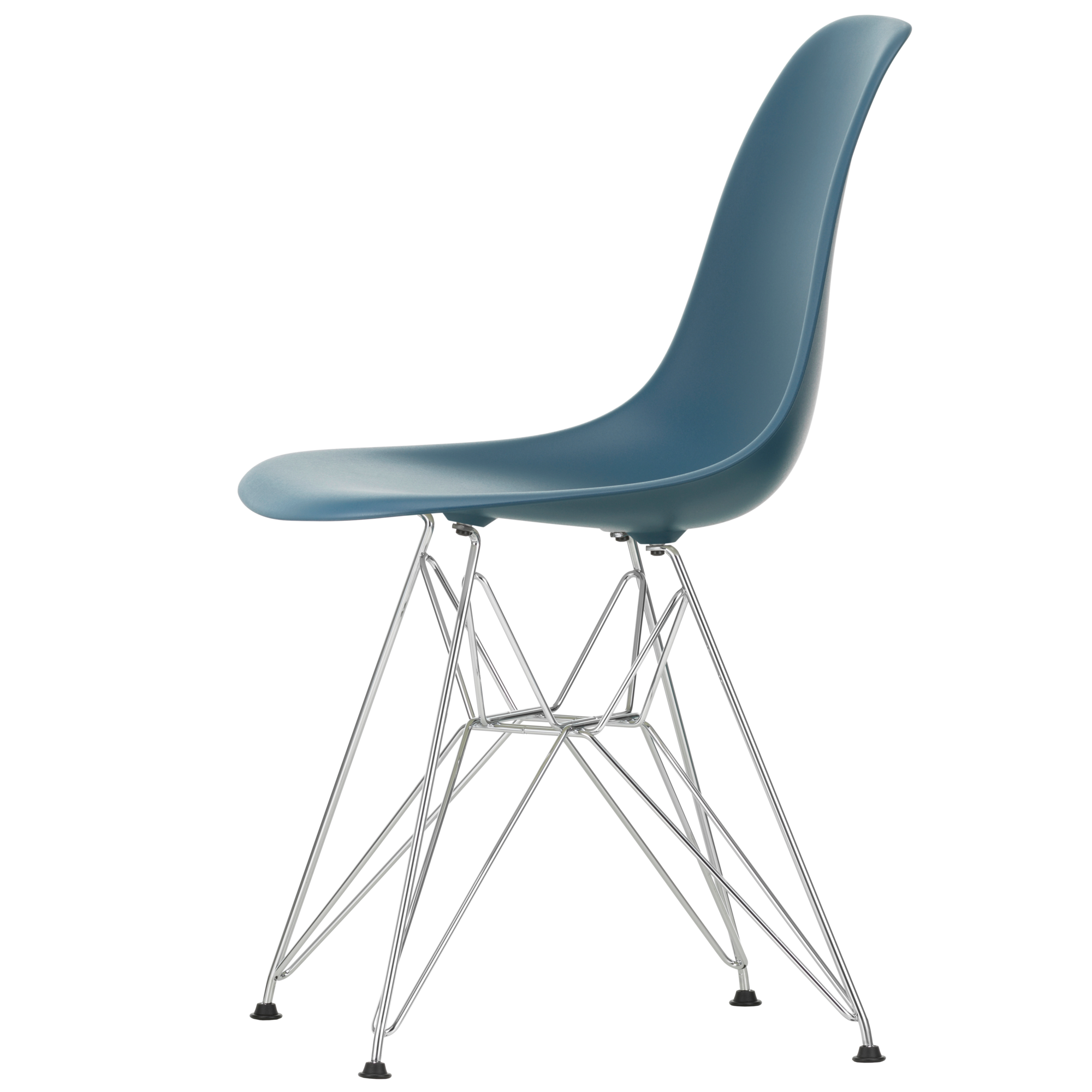 Eetkamerstoel DSR RE chroom Sea Blue