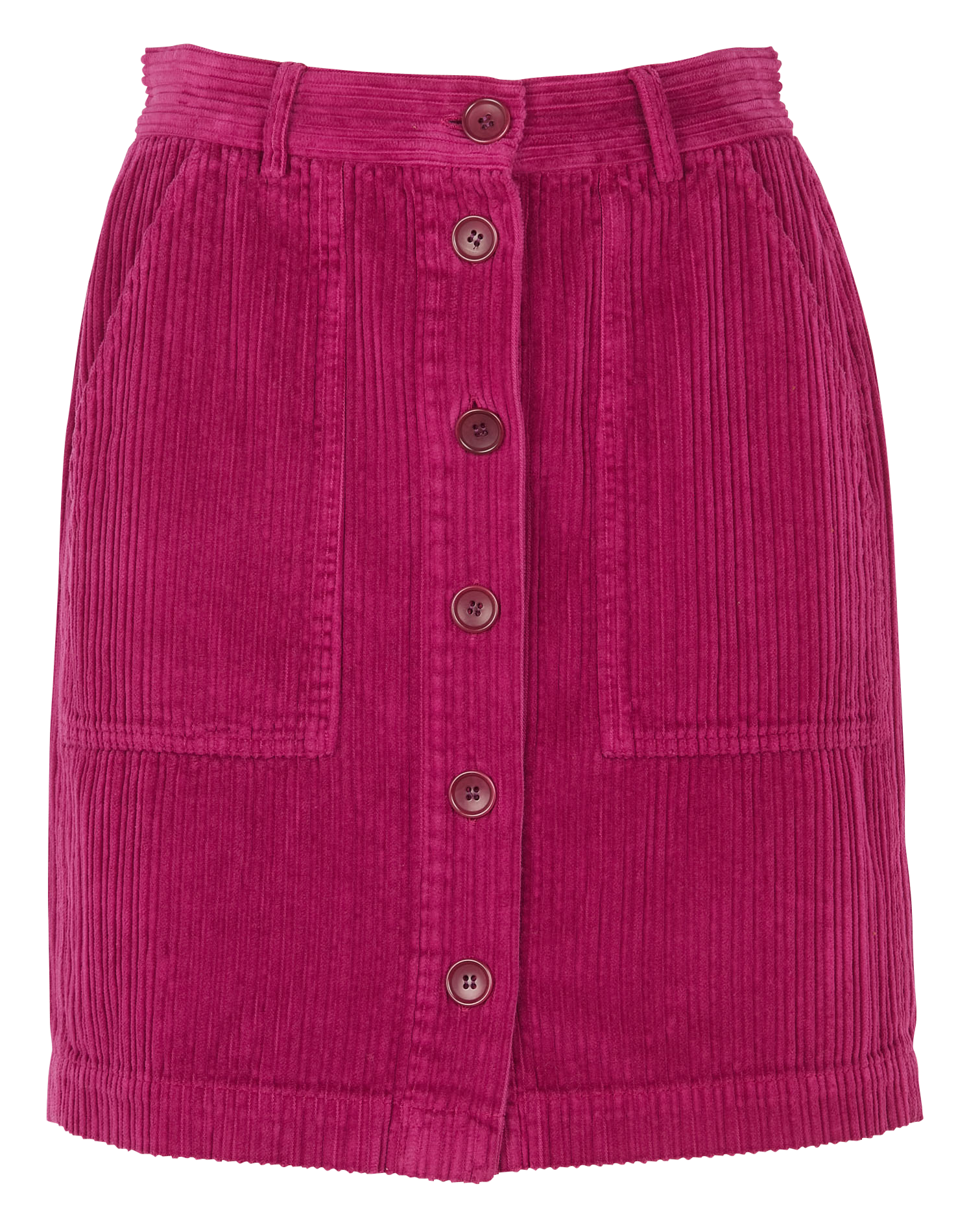 JAX - Jupe courte en velours côtelé | Rose