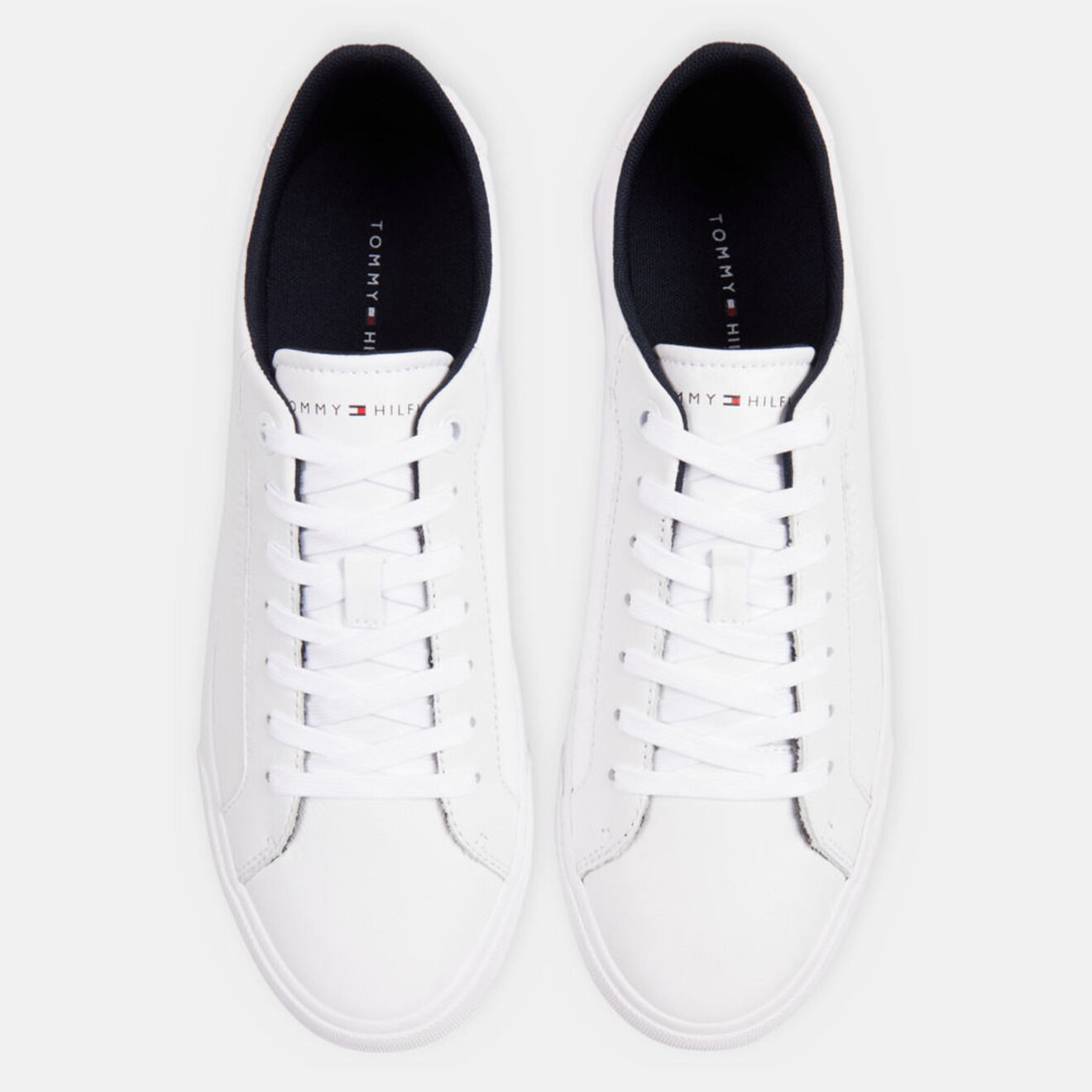Tommy Hilfiger Baskets en Cuir Vulc Modern blanches