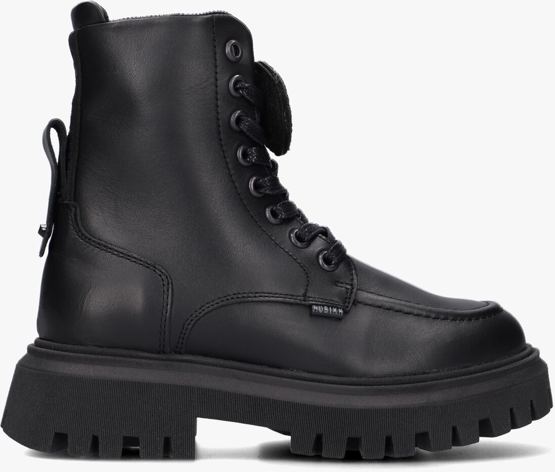 NUBIKK zwarte nubikk veterboots fae aubine jr