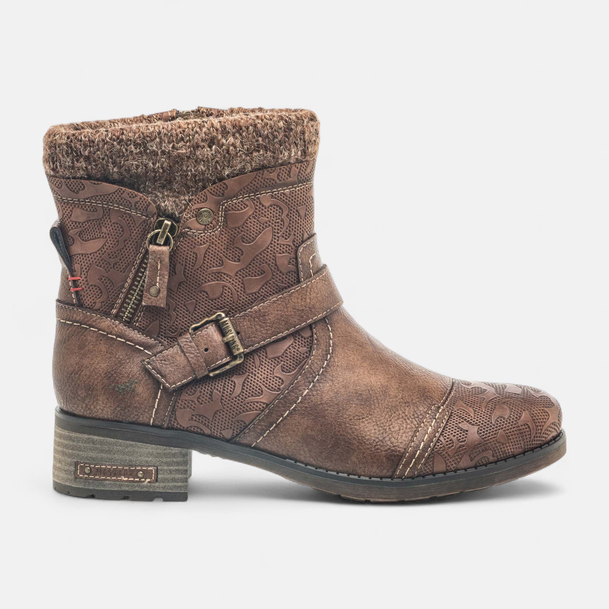 Boots Femme cognac