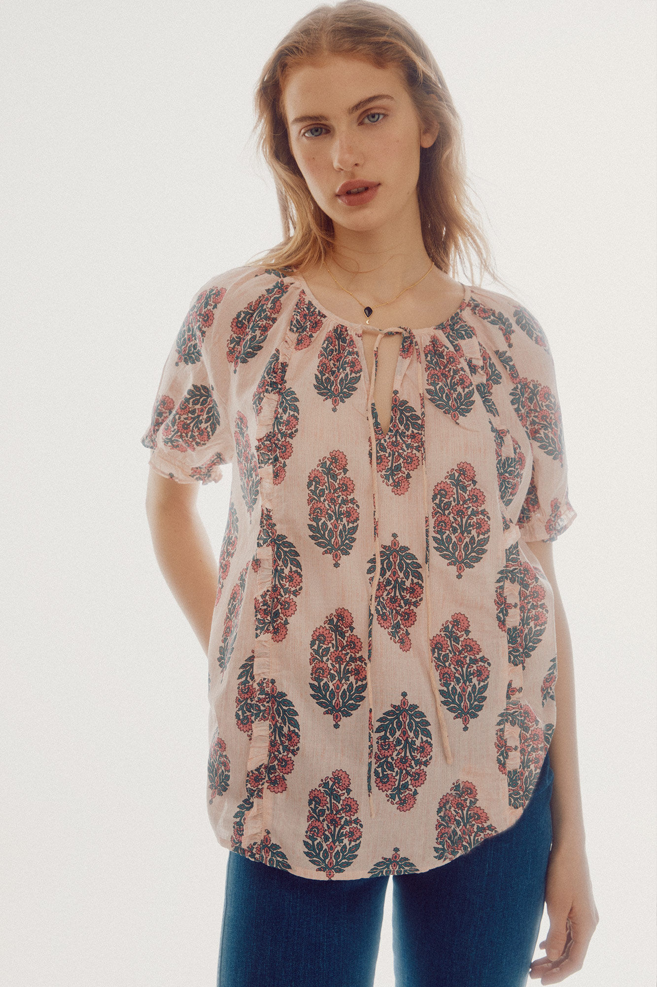 Blusa estampada - Multicolor
