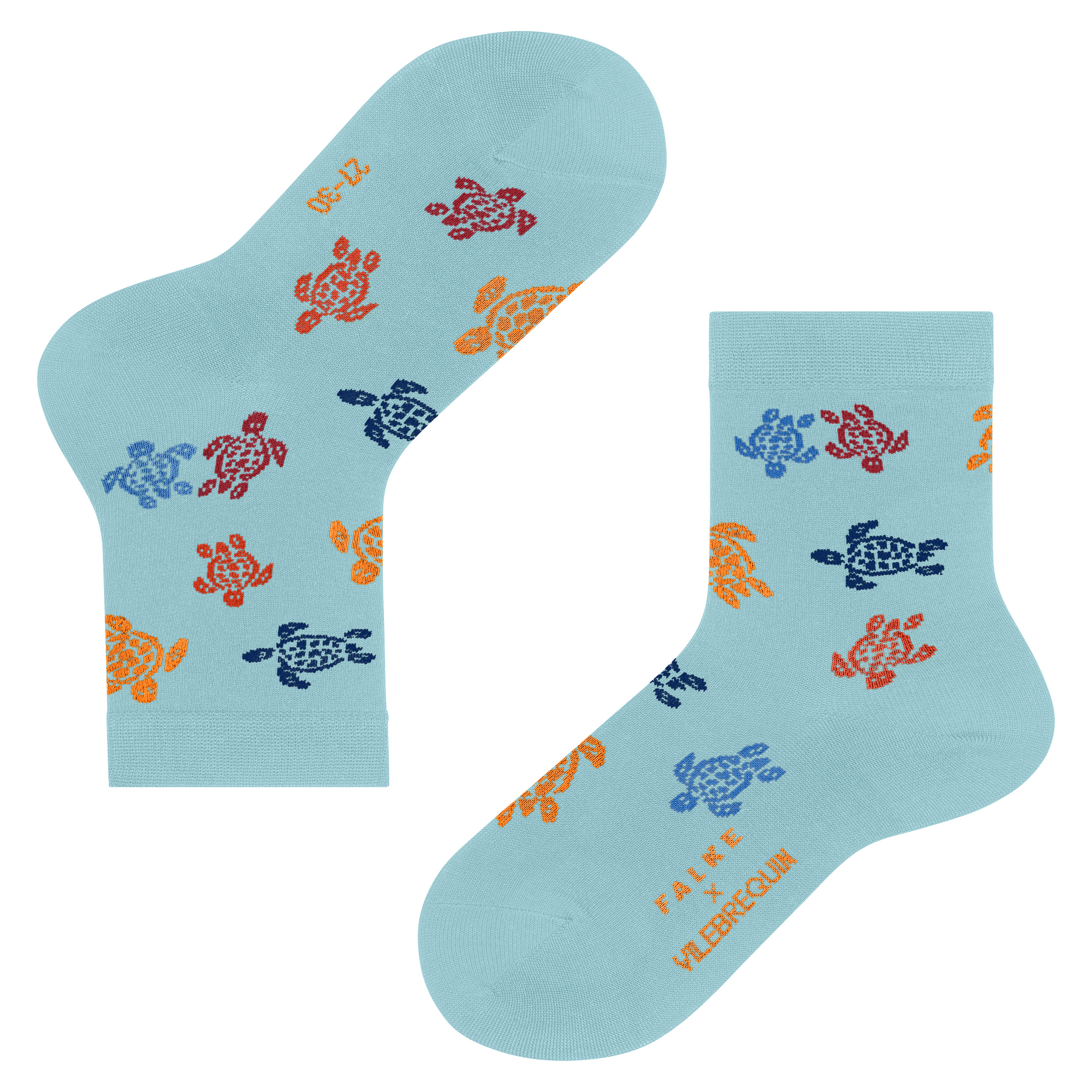 Chaussettes enfant Rondes des Tortues Multicolores | Vilebreauin