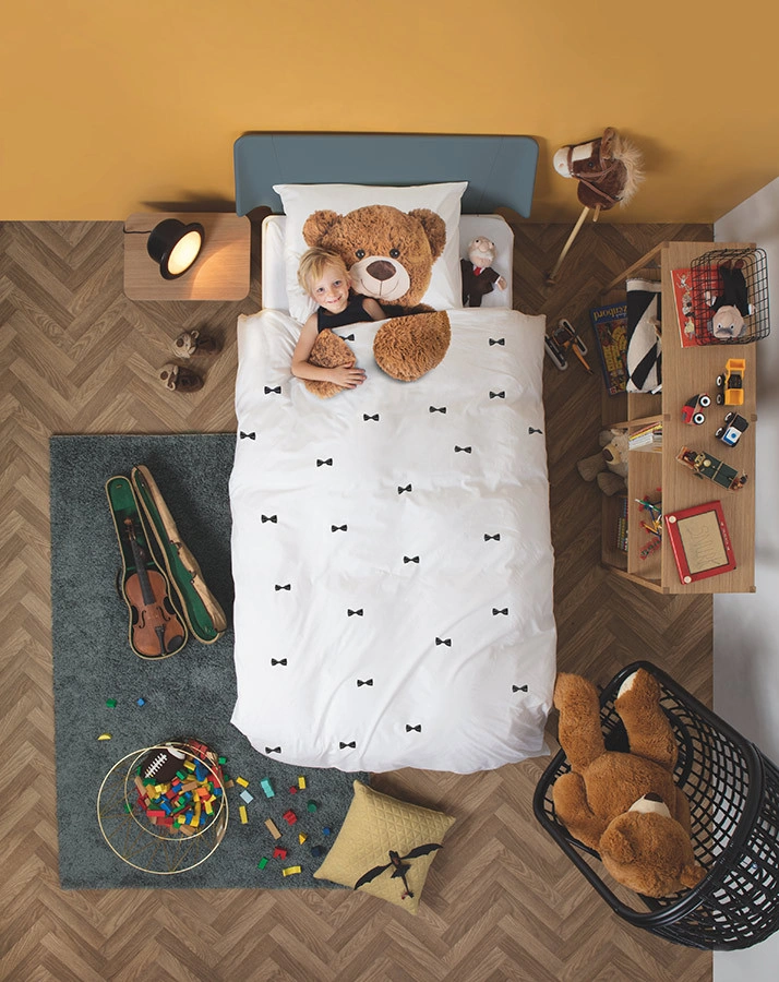 Bettwäsche TEDDY (135x200/80x80) 2-teilig in bunt