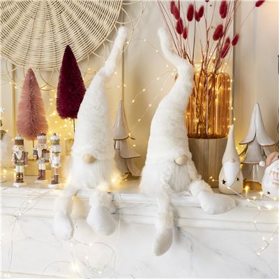 Lutin de Noël assis