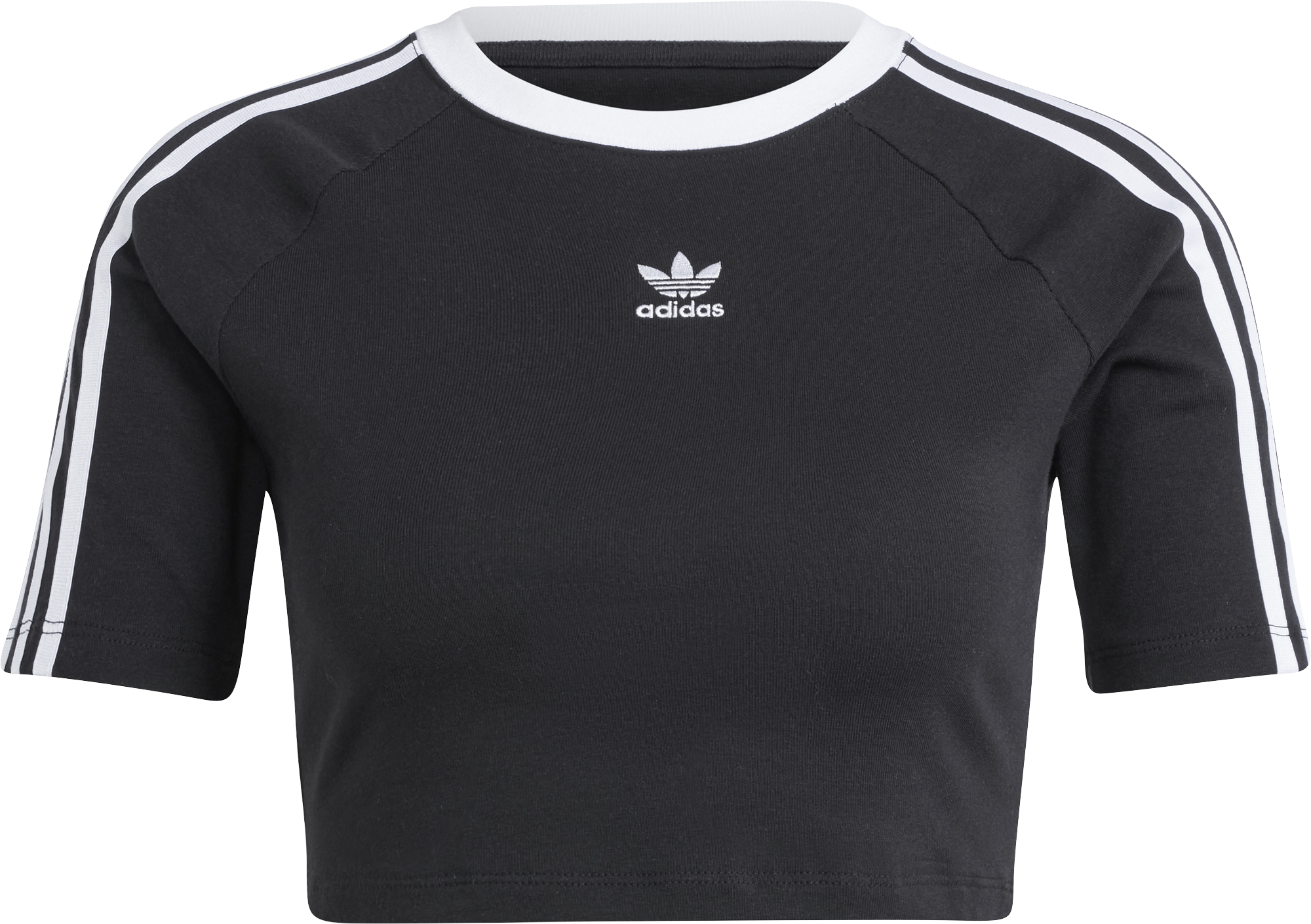 adidas Originals 3-Stripes Baby T-Shirt Damen Schwarz