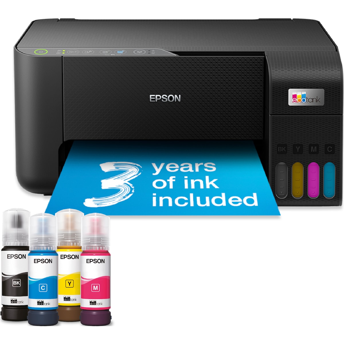 Epson EcoTank ET-2865 multifunksjonsskriver C11CJ67433 (sort)