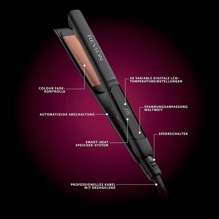 Revlon Copper Glide Glätteisen, 1 St