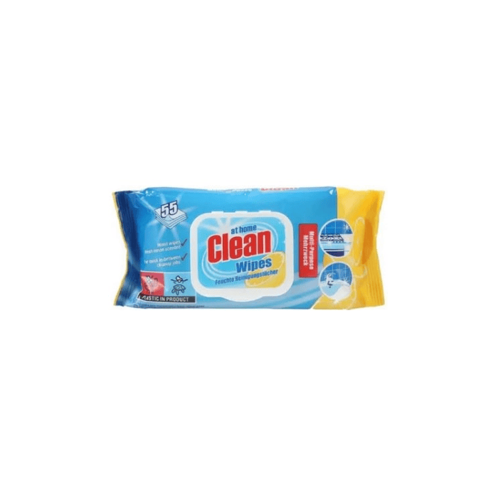 Hygiënische doekjes 55st wipes Original 55 stuks At Home (8718924878651)