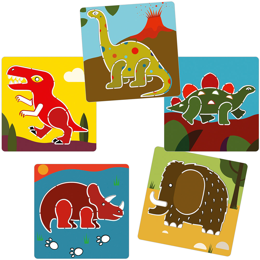 Djeco tekensjablonen dino's DJ08863
