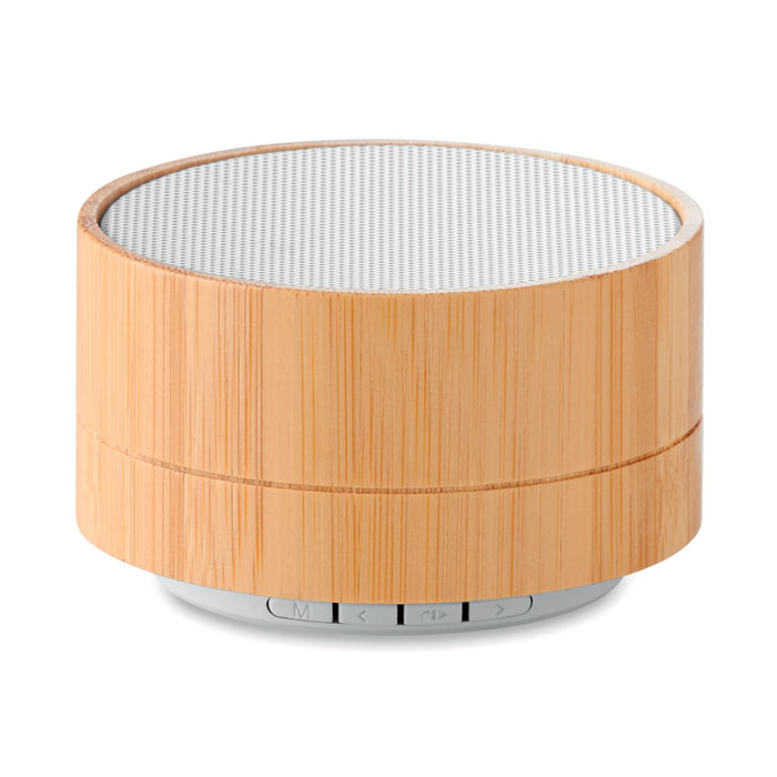 GiftRetail MO9609 - SOUND BAMBOO Haut-parleur sans fil Bambou