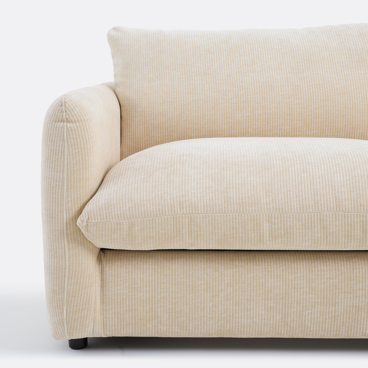 LA REDOUTE INTERIEURS<br>Sofá-cama de 2, 3 e 4 lugares. Veludo texturizado