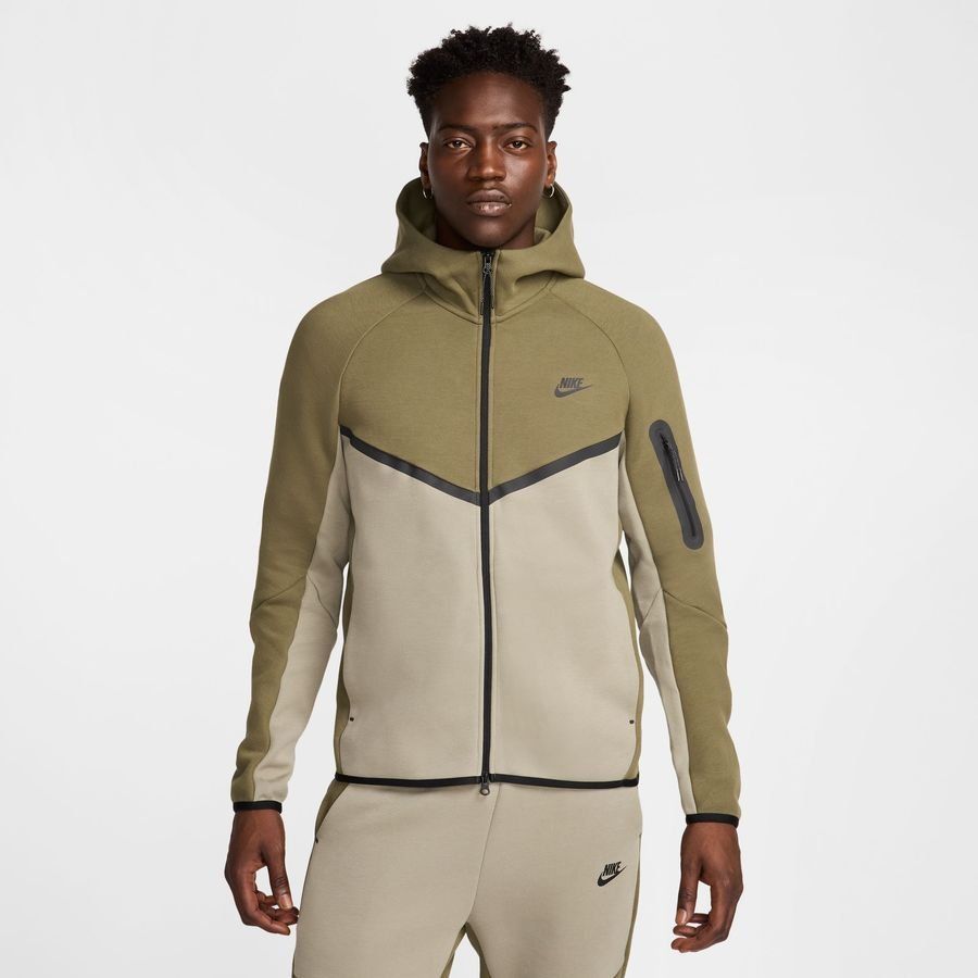 Nike Sweat à Capuche Tech Fleece 24 FZ - Vert/Vert/Noir