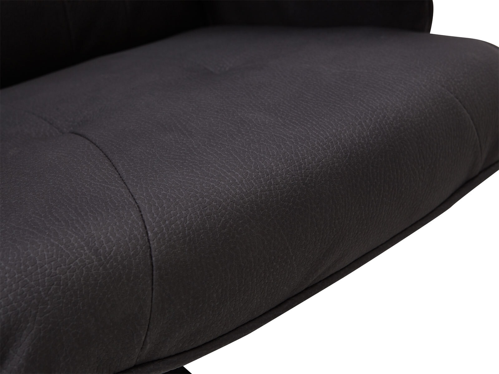 CASAVANTI Sessel mit Hocker 2-teilig grau