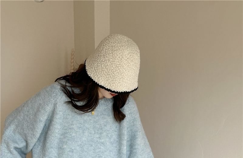 Beaustreet - Ronde hals effen oversized gebreide trui