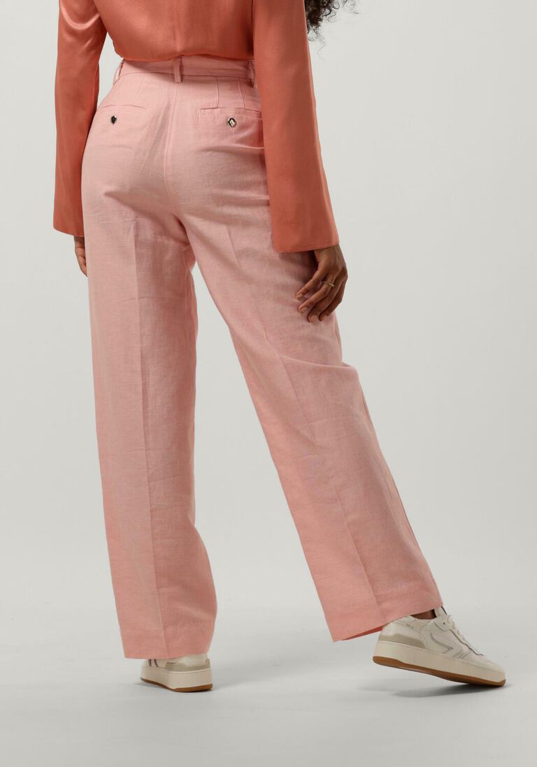 VANILIA roze vanilia pantalon linnen classic pants