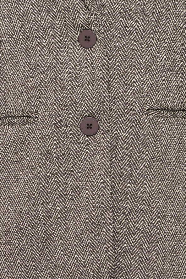 ICHI IHKATE JACQUARD OVERSIZE BL Java/almond milk herringbone