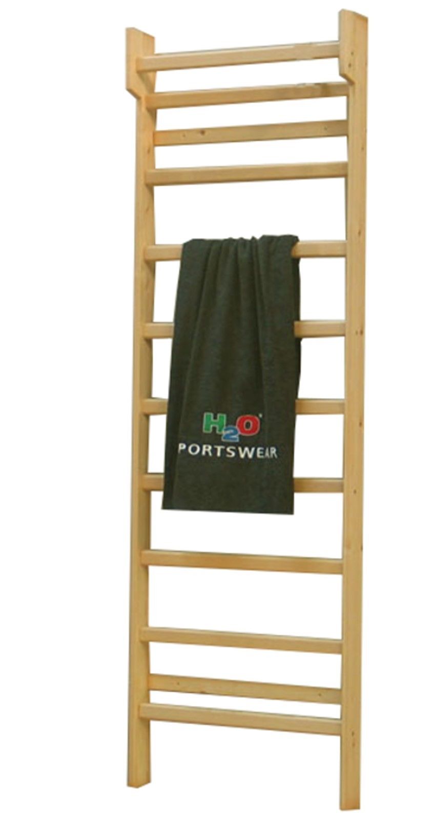 225x70cm Solide Holz Kletterwand Sprossenwand Massivholz 100 Kg belastbar Sport