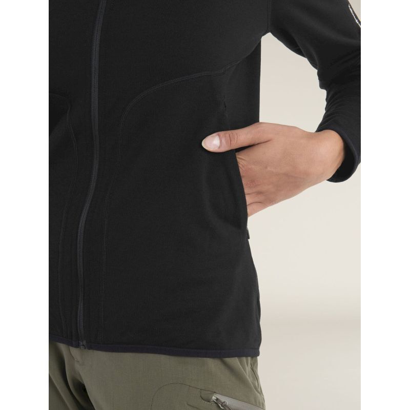 560 RealFleece Elemental II LS Zip - Polaire en laine mérinos femme