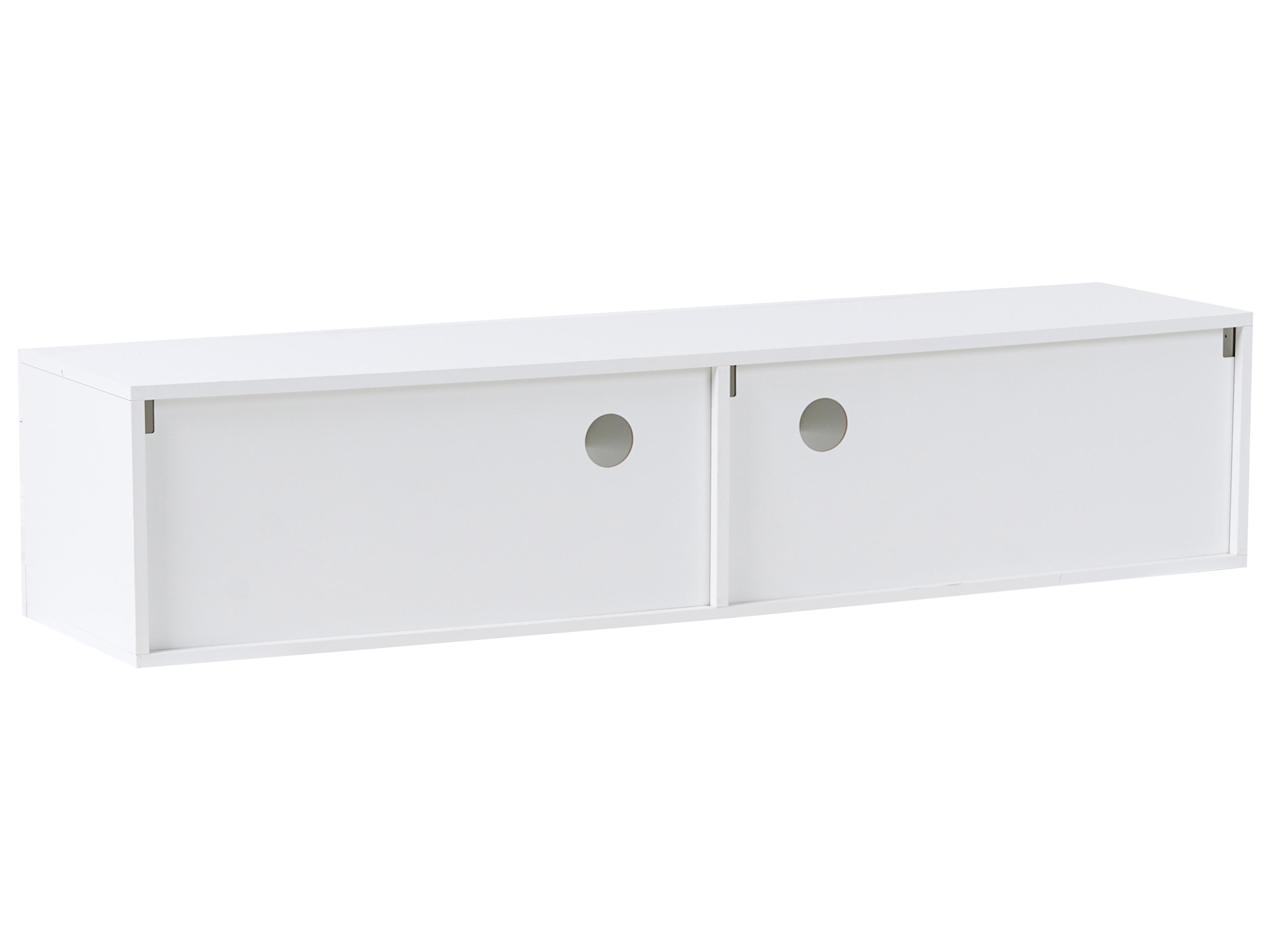 TV-meubel met LED EDMONTON Wit