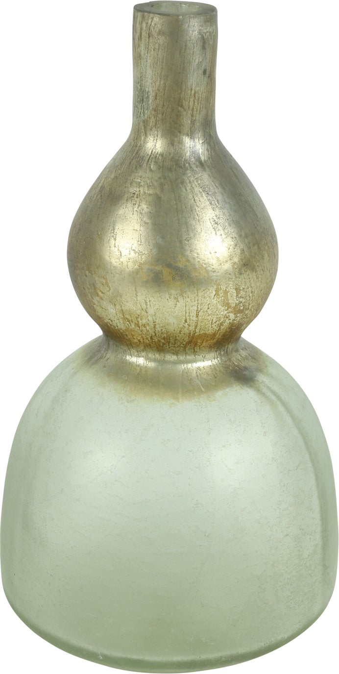 Countryfield vaas Deminique goud / wit D 15 H 28 cm