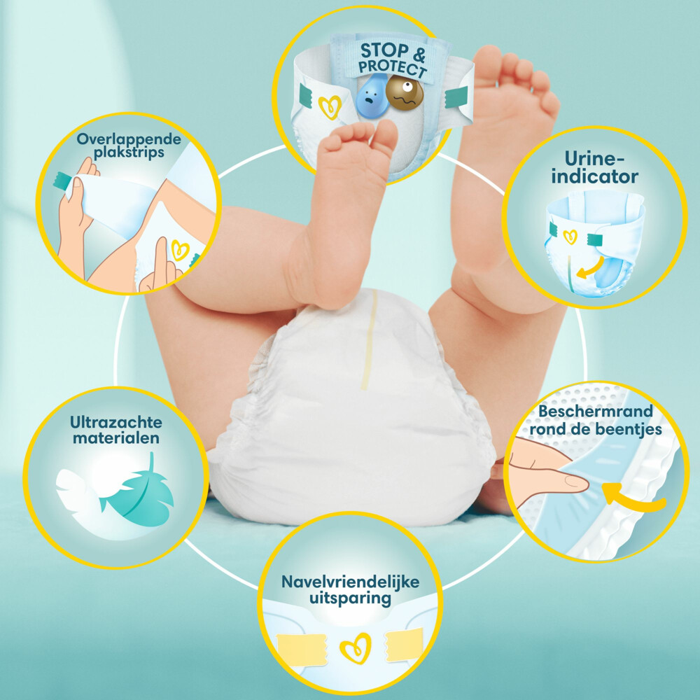 Pampers Premium Protection Luiers Maat 2 (4-8 kg)240 stuks