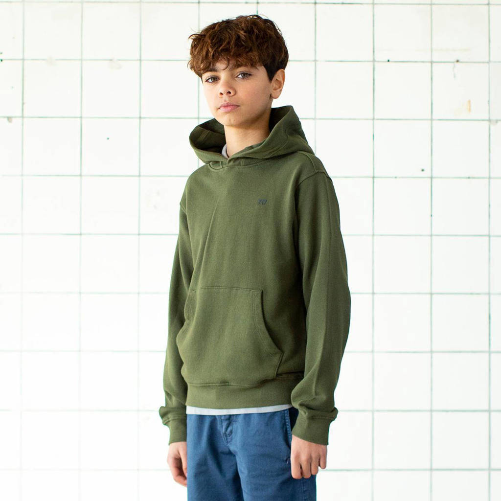 hoodie kakigroen
