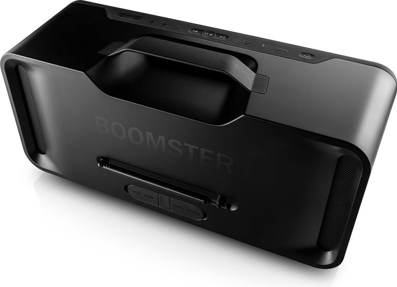 Teufel BOOMSTER - Bluetooth stereo speaker met DAB+ /FM - Lange speelduur - Spatwaterdicht IPX5 - night black