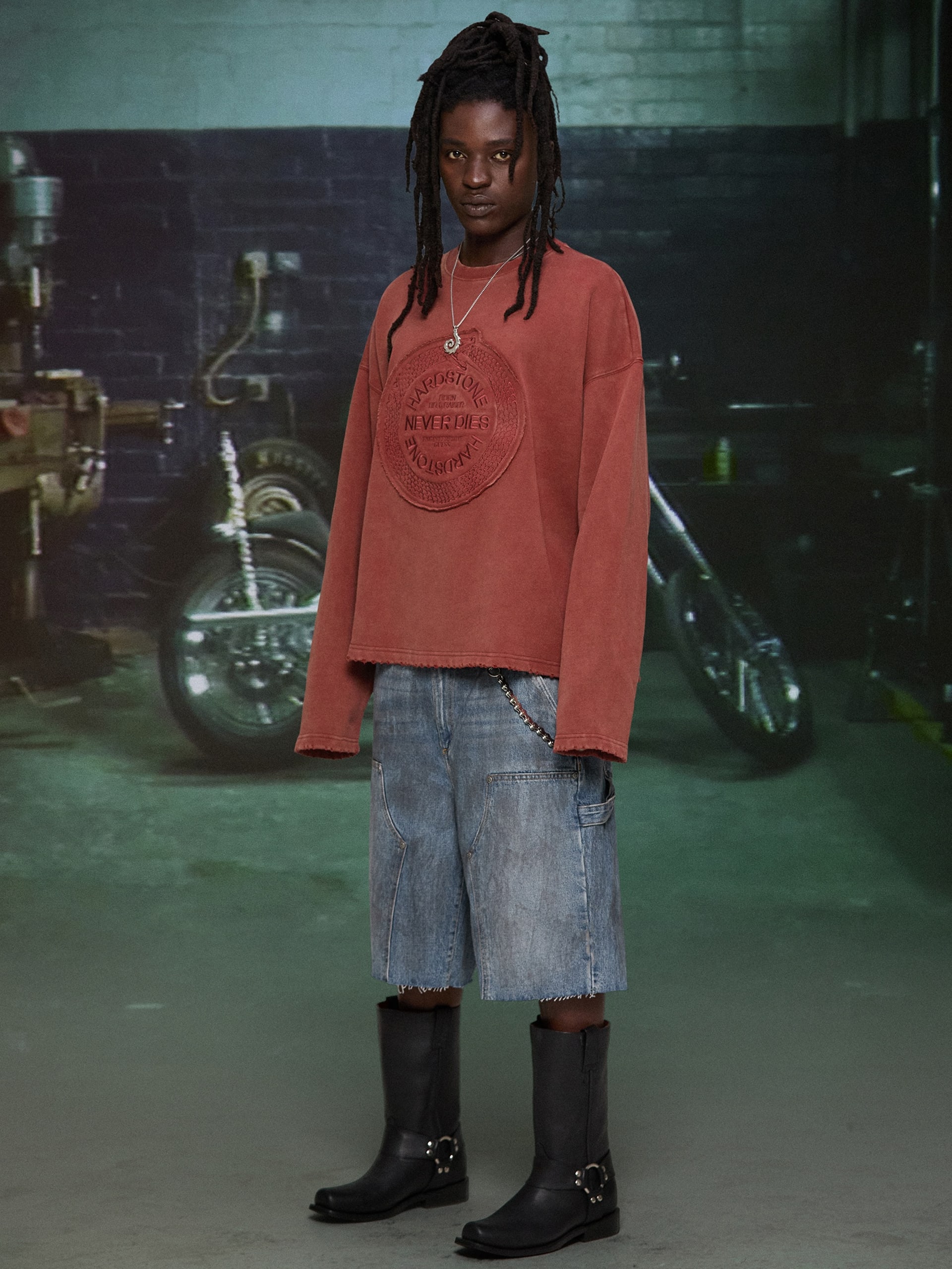 Moletom HARDSTONE com gola redonda