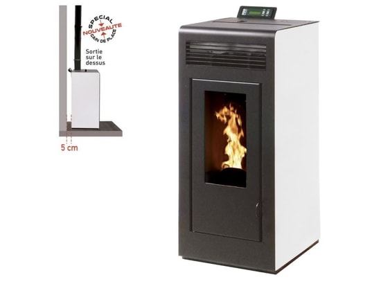 INTERSTOVES - Poêle à granulés Pack poêle à granules marina 11kw etanche sortie concentriqu...