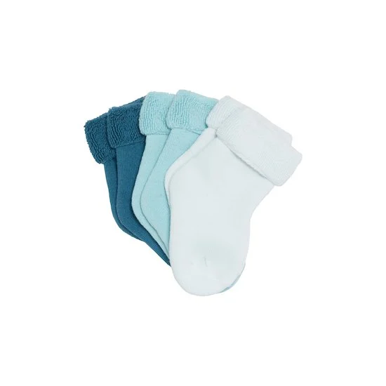 Mes Essentiels Lot 3 Chaussettes   Bleu Aquatique        de               P'tit bisou