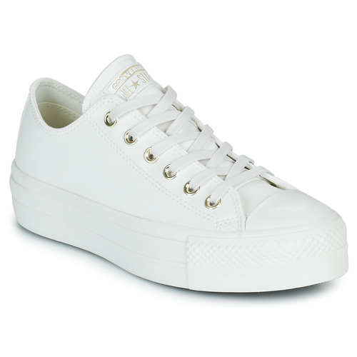 Converse - CHUCK TAYLOR ALL STAR LIFT MONO WHITE OX - Blanc