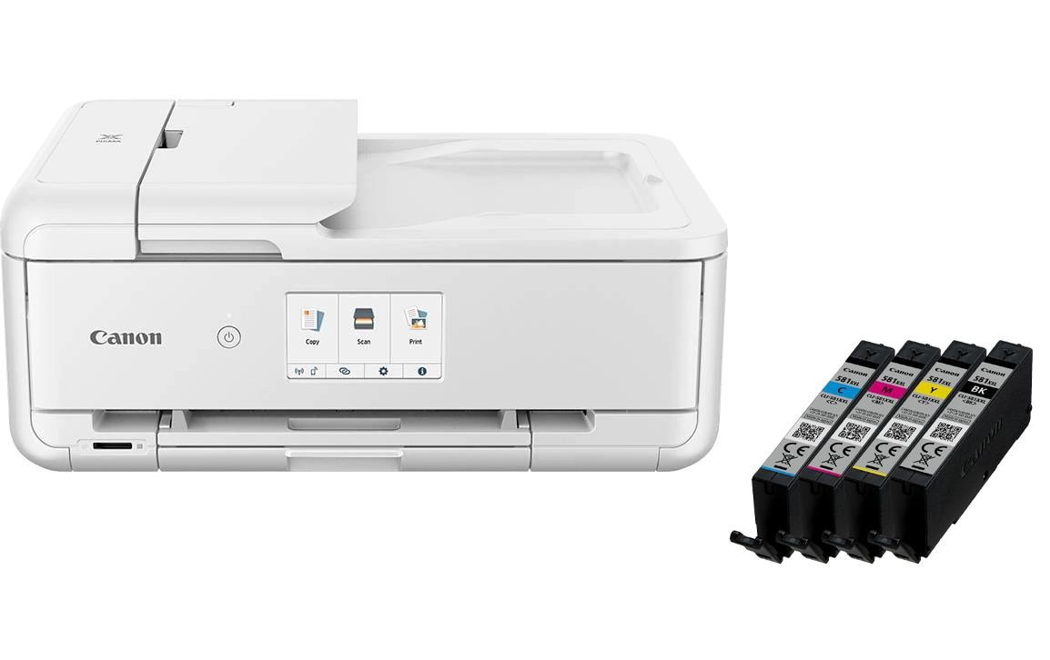 Multifunktionsdrucker PIXMA TS9551C inkl. Tinten CLI-581XXL<br>3-in-1-A3-Multifunktions-Tintenstrahldrucker mit WLAN und ADF-Scanner