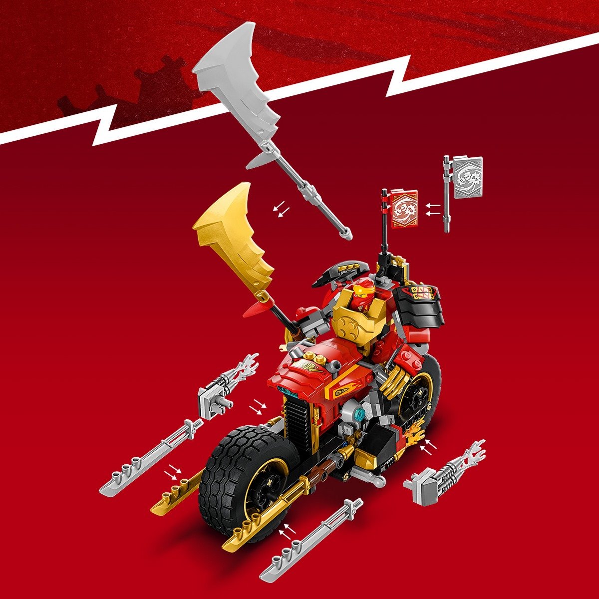 La moto du robot de Kai - Evolution - Lego Ninjago 71783