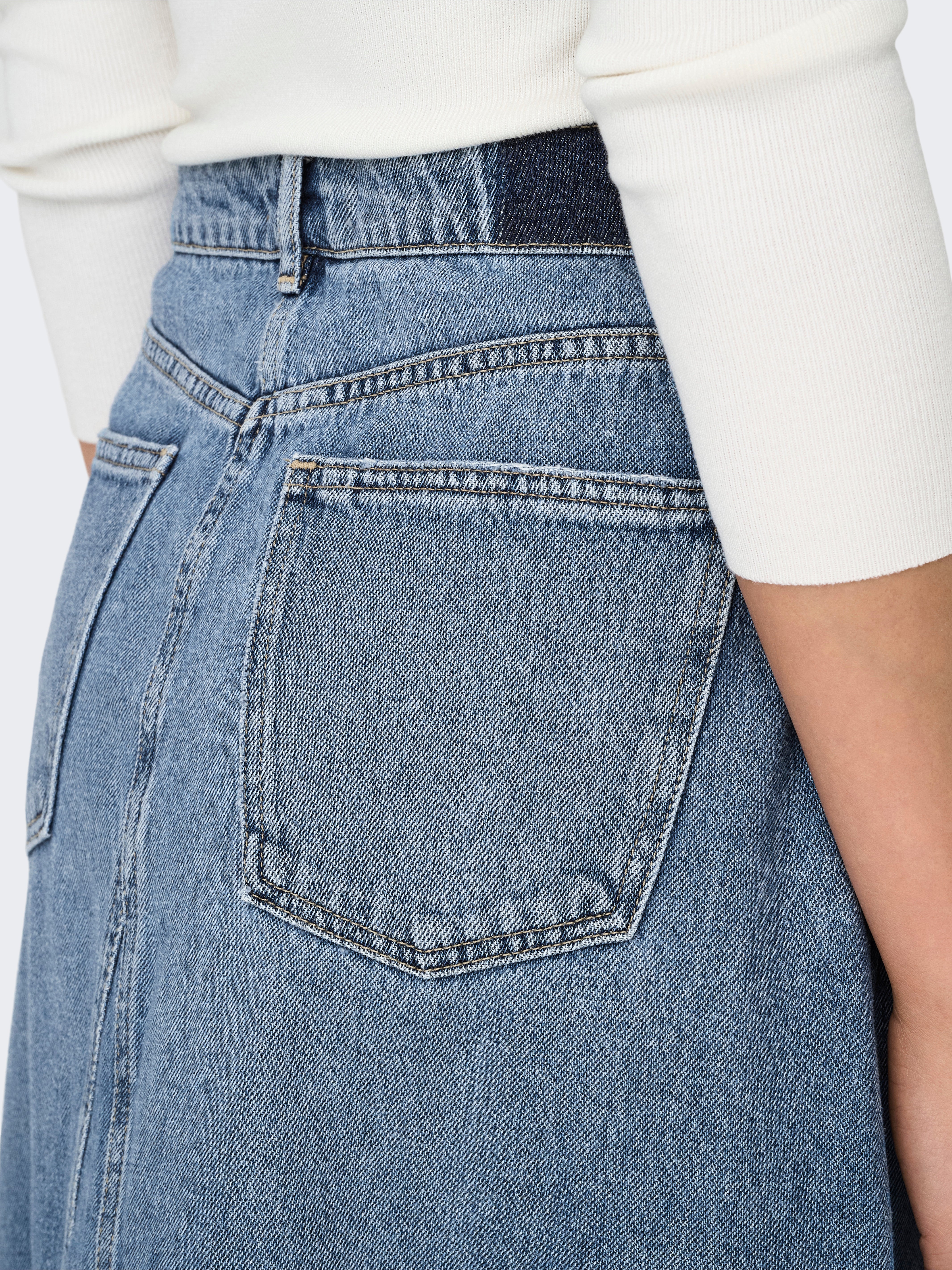 ONLJOSLYN Jeansrock Medium Blue Denim