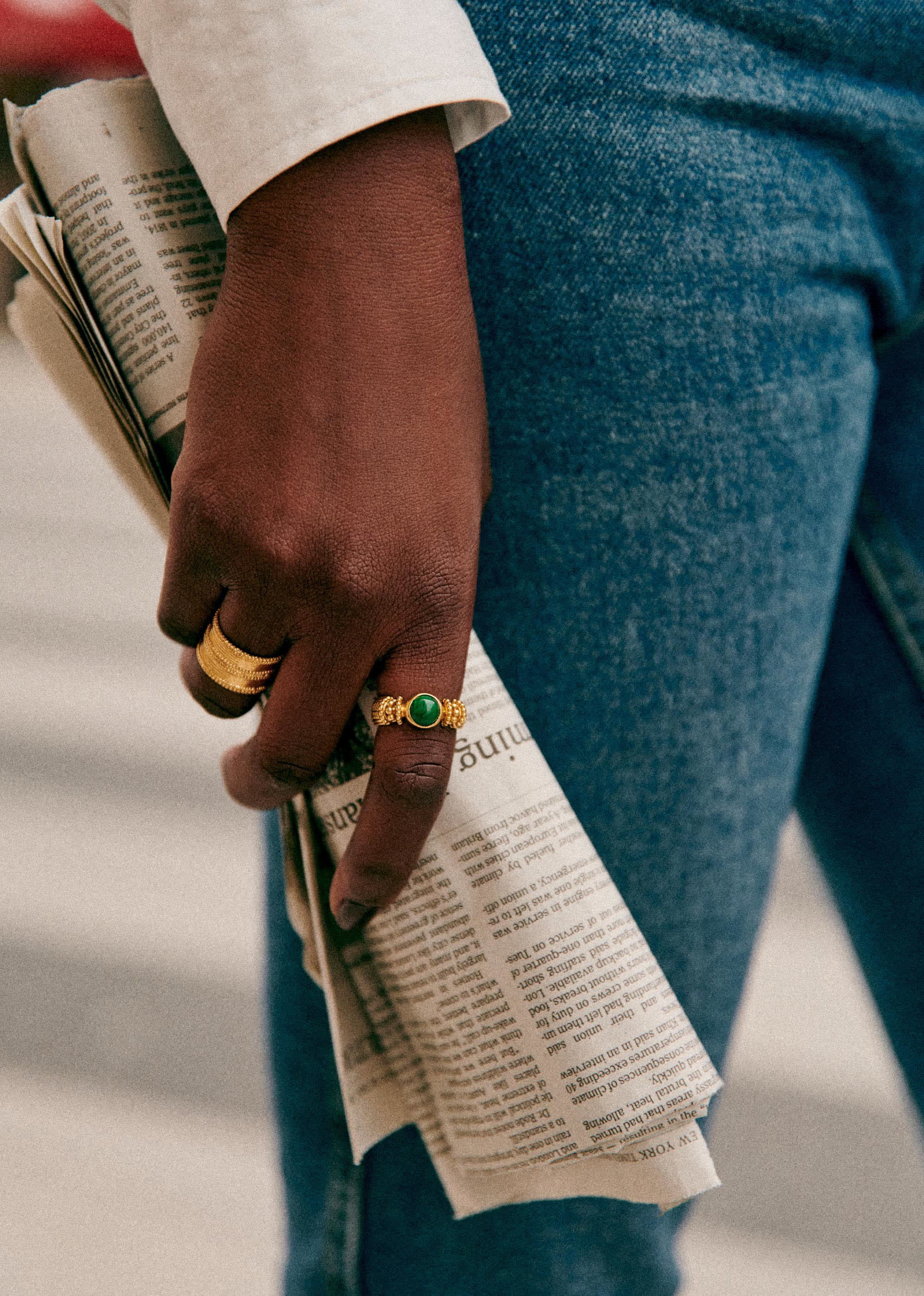 Bague Martha - Vert doré - E-SHOP/BIJOUX Bracelets & Bagues 5905871