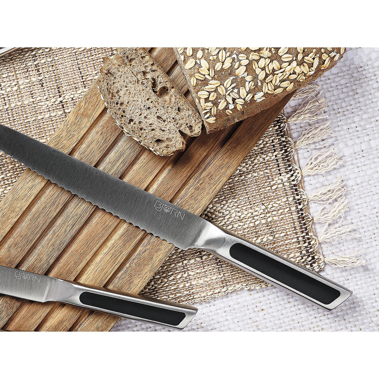Bjorn 6 Couteaux de cuisine Loki inox mat