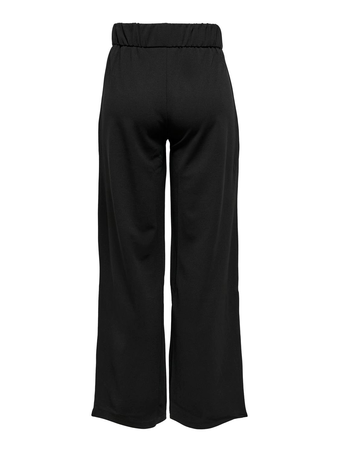 JDYLOUISVILLE Hohe Taille Weiter Beinschnitt Hose mit weitem Beinschnitt Black