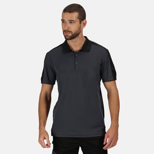 Polo Coolweave En Contraste Regata