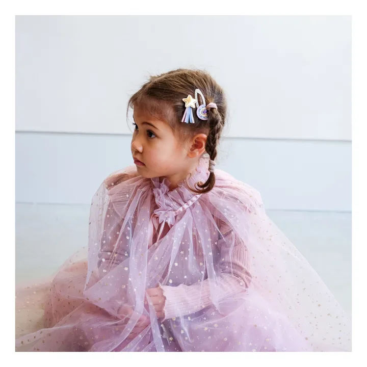 Mimi & Lula Lot 4 Barrettes O'Rainbow | Rose