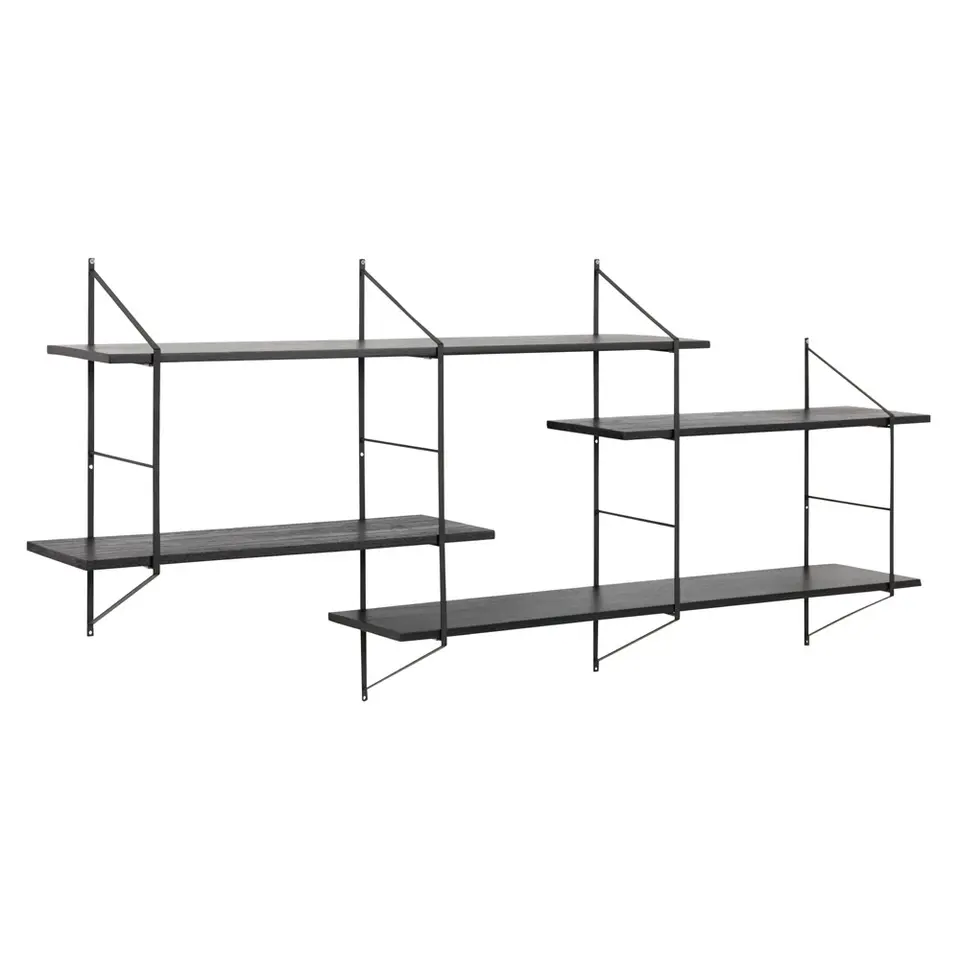 Wandrek Viki (dubbel) - zwart - 79x25,5x191 cm