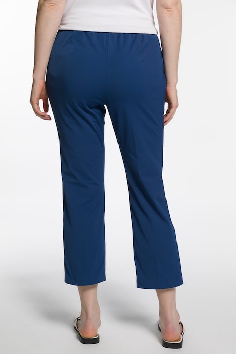 7/8-Bootcut-Hose, schmales Bein, ausgestellter Saum
